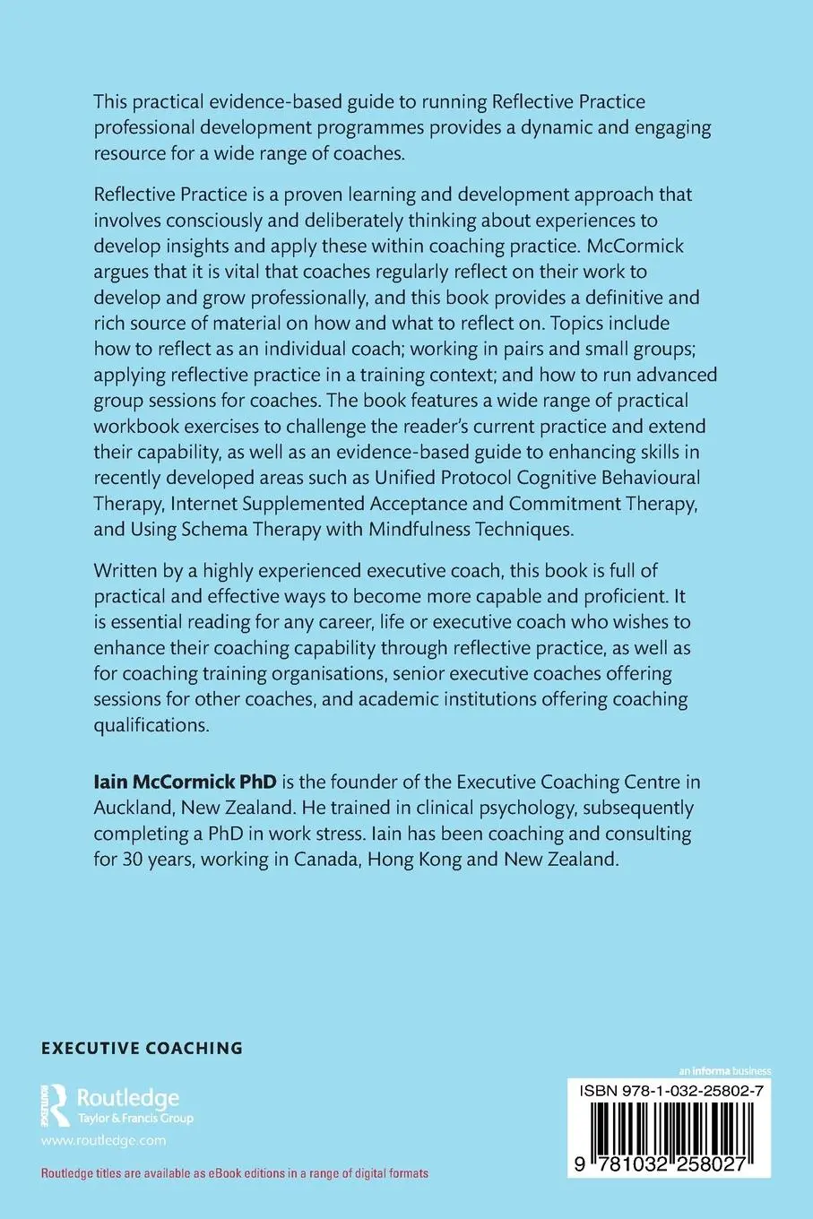Rückseite: 9781032258027 | Reflective Practice for Coaches | Iain McCormick | Taschenbuch | 2023