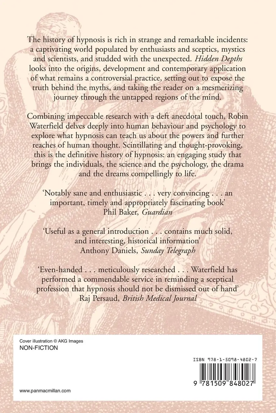 Rückseite: 9781509848027 | Hidden Depths | The Story of Hypnosis | Robin Waterfield | Taschenbuch