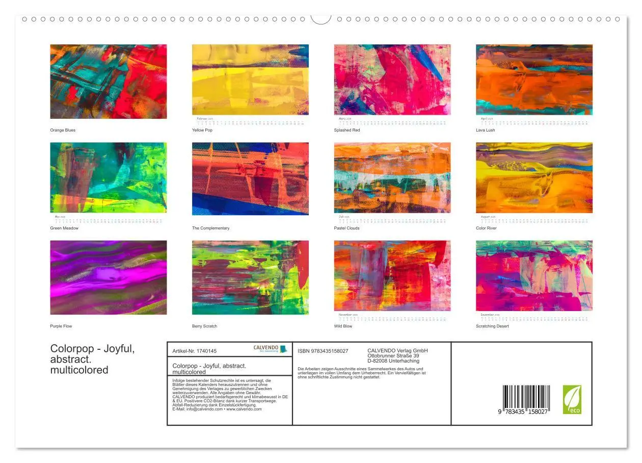 Bild: 9783435158027 | Colorpop - Joyful, abstract. multicolored (hochwertiger Premium...