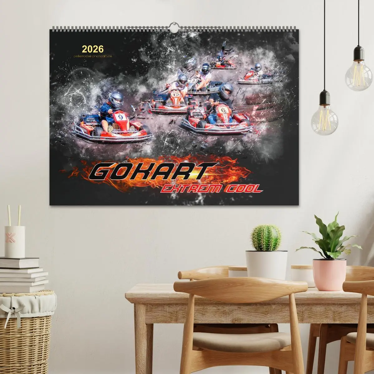 Bild: 9783457868027 | GoKart - extrem cool (Wandkalender 2026 DIN A2 quer), CALVENDO...