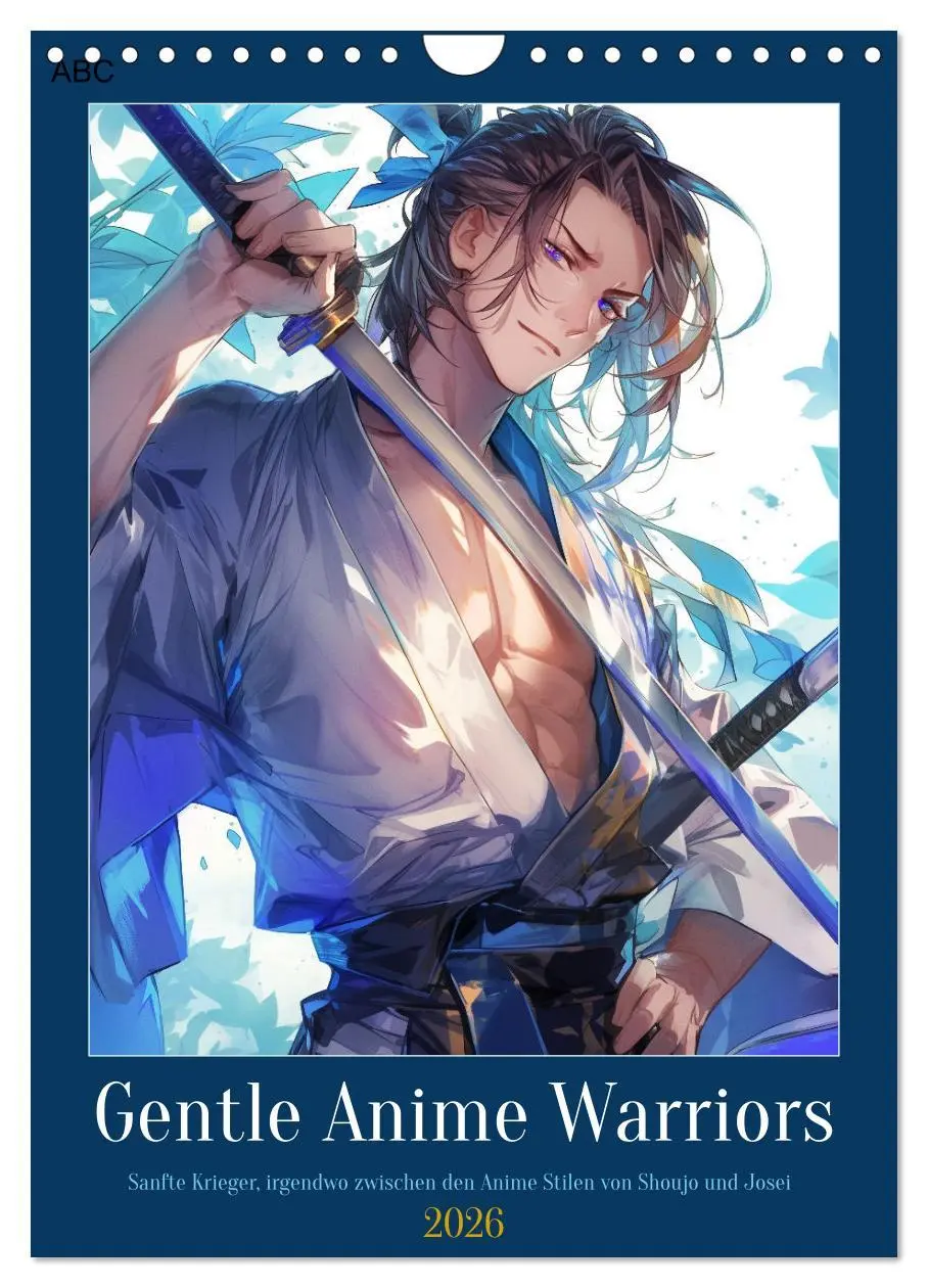 Cover: 9783516268027 | Gentle Anime Warriors (Wandkalender 2026 DIN A4 hoch), CALVENDO...