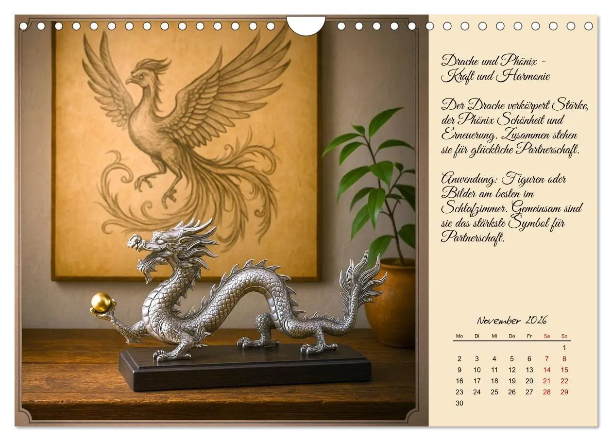 Bild: 9783516708127 | Feng Shui - Symbole für die Harmonie des Qi (Wandkalender 2026 DIN...