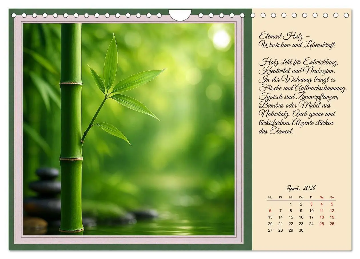 Bild: 9783516708127 | Feng Shui - Symbole für die Harmonie des Qi (Wandkalender 2026 DIN...