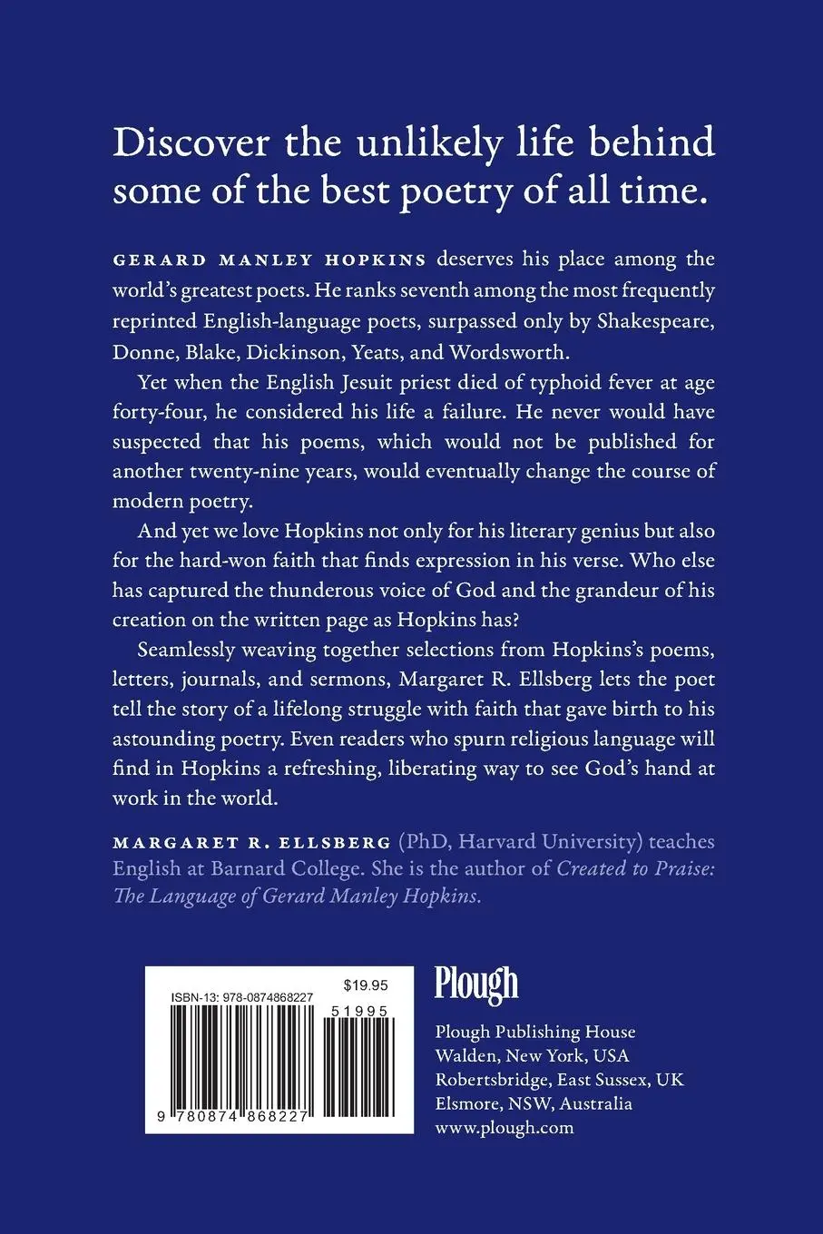 Rückseite: 9780874868227 | The Gospel in Gerard Manley Hopkins | Gerard Manley Hopkins | Buch