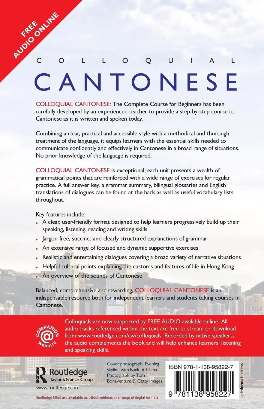 Rückseite: 9781138958227 | Colloquial Cantonese | The Complete Course for Beginners | Taschenbuch