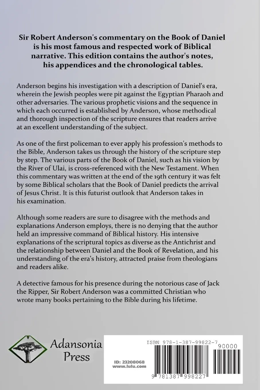 Rückseite: 9781387998227 | The Coming Prince | Robert Anderson | Taschenbuch | Englisch | 2019