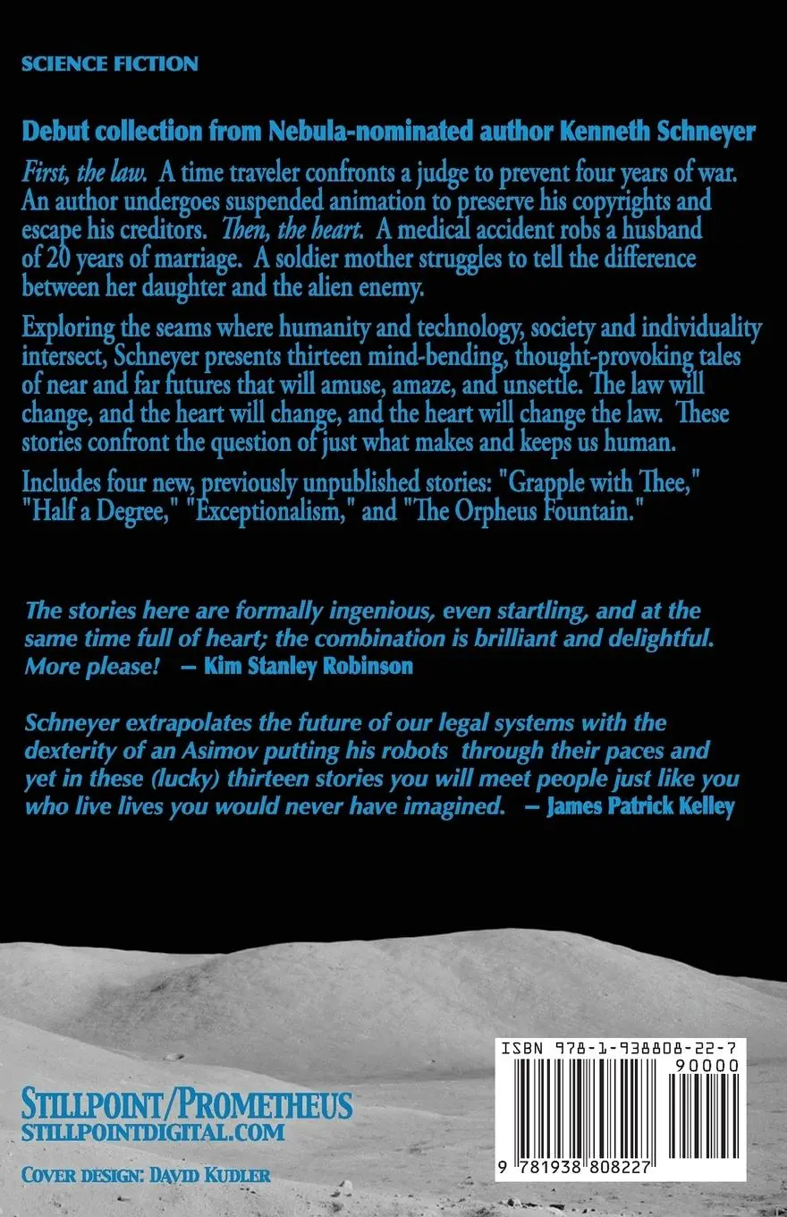 Rückseite: 9781938808227 | The Law &amp; the Heart | Speculative Stories to Bend the Mind and Soul