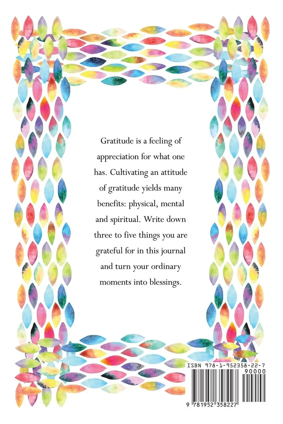 Rückseite: 9781952358227 | The One-Minute Gratitude Journal for Teens | Brenda Nathan | Buch