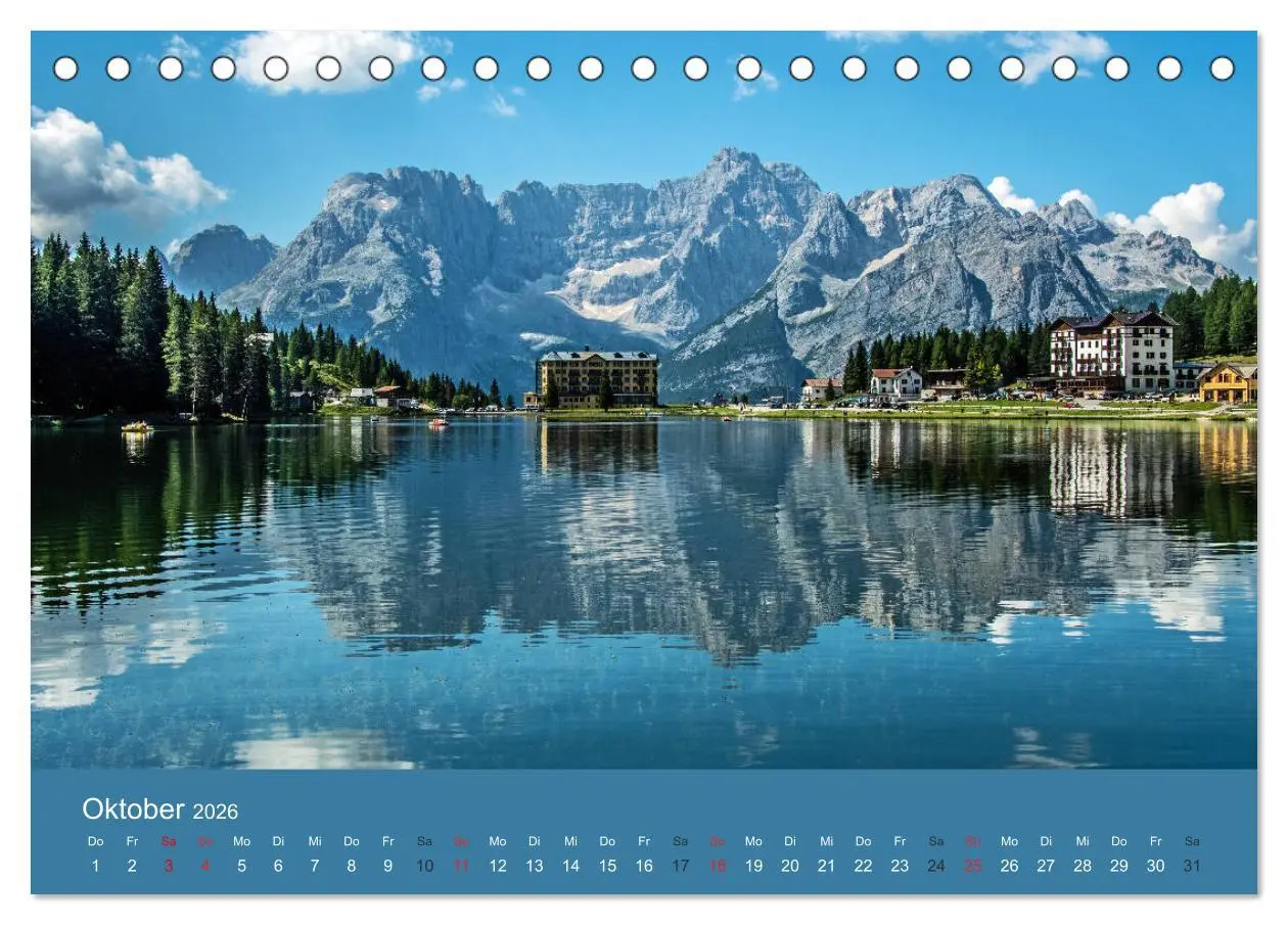 Bild: 9783457778227 | Dolomiten - Bezaubernde Giganten (Tischkalender 2026 DIN A5 quer),...
