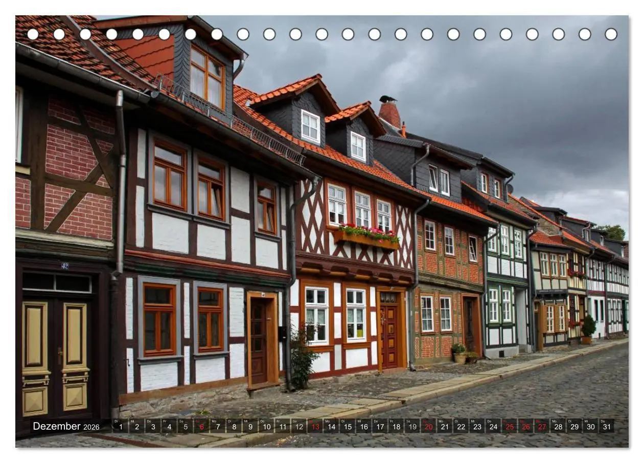 Bild: 9783516178227 | Wernigerode (Tischkalender 2026 DIN A5 quer), CALVENDO Monatskalender