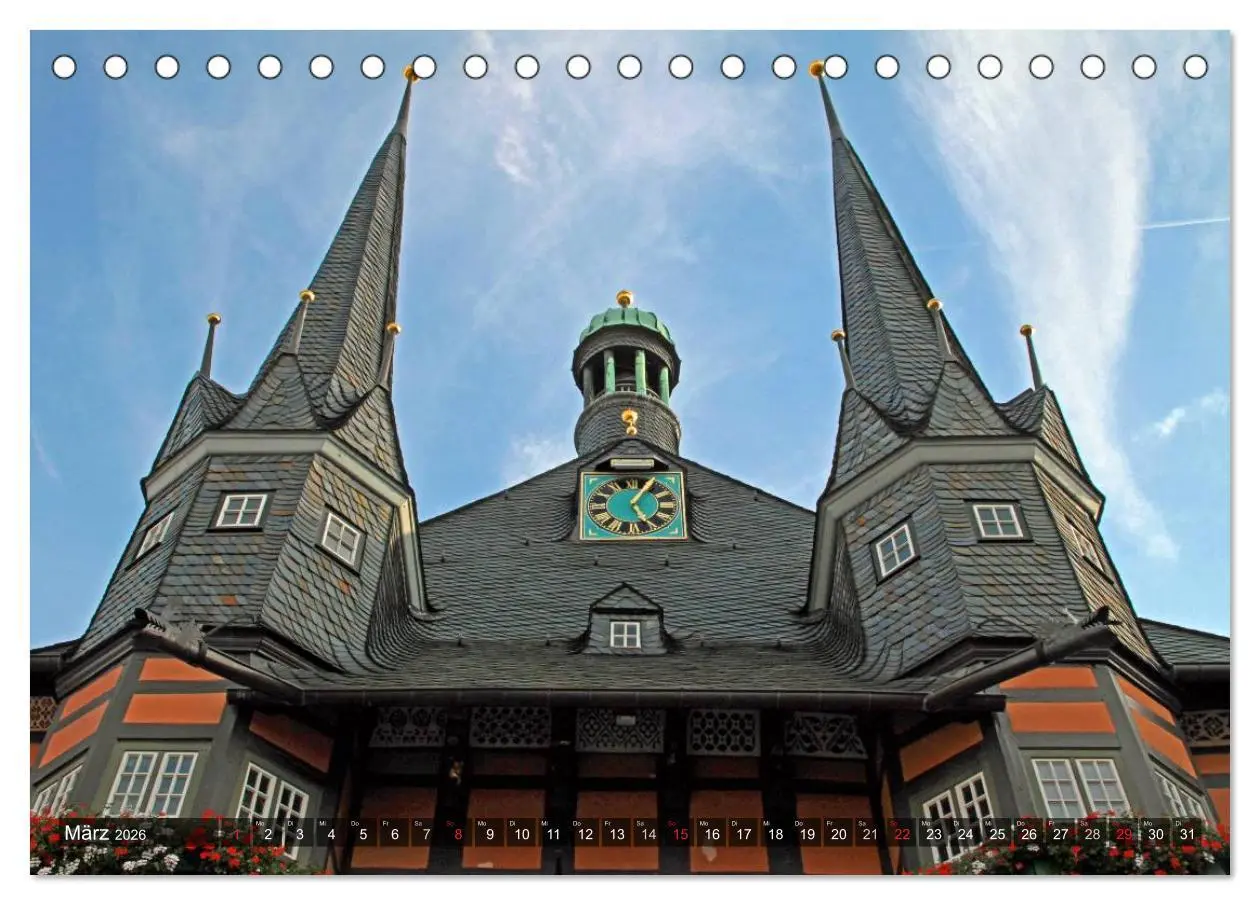 Bild: 9783516178227 | Wernigerode (Tischkalender 2026 DIN A5 quer), CALVENDO Monatskalender