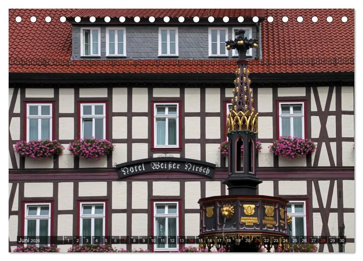 Bild: 9783516178227 | Wernigerode (Tischkalender 2026 DIN A5 quer), CALVENDO Monatskalender
