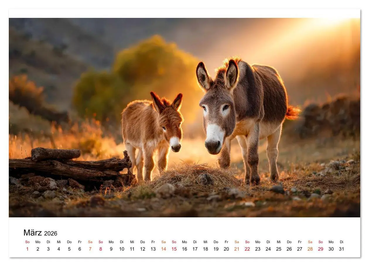 Bild: 9783516628227 | Esel - sanfte Seelen, große Ohren (hochwertiger Premium...
