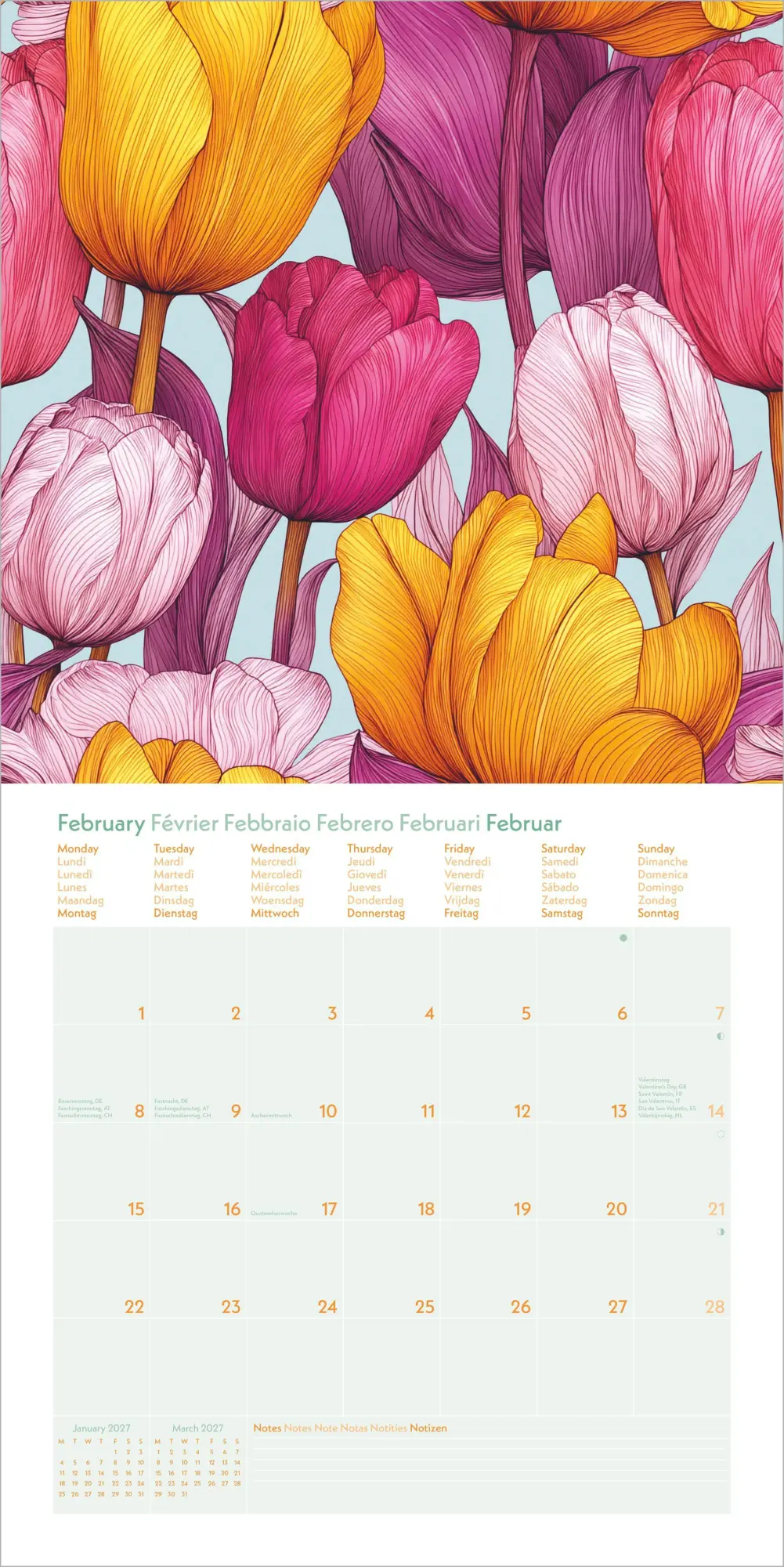 Bild: 4069095018327 | Floral 2027 | Neumann Verlage GmbH &amp; Co KG | Kalender | 14 S. | 2027