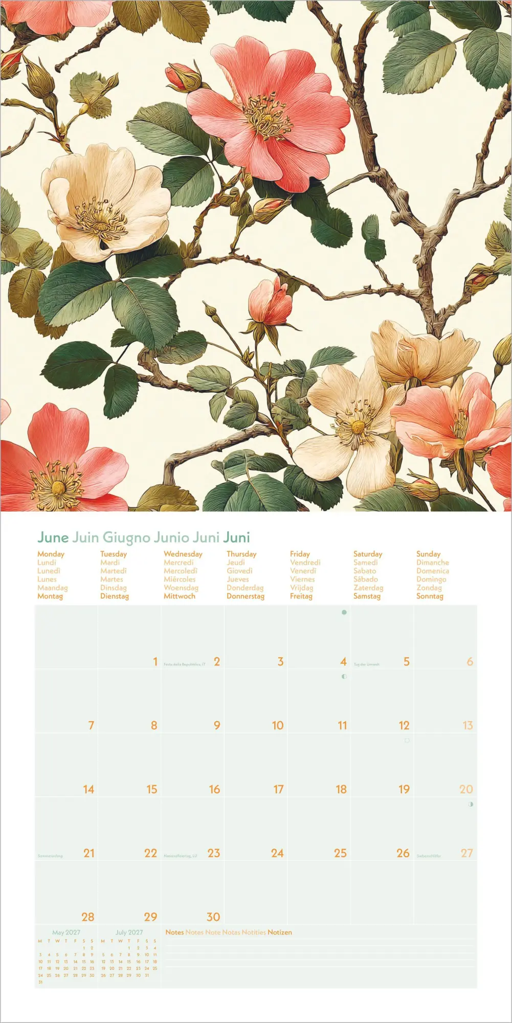Bild: 4069095018327 | Floral 2027 | Neumann Verlage GmbH &amp; Co KG | Kalender | 14 S. | 2027