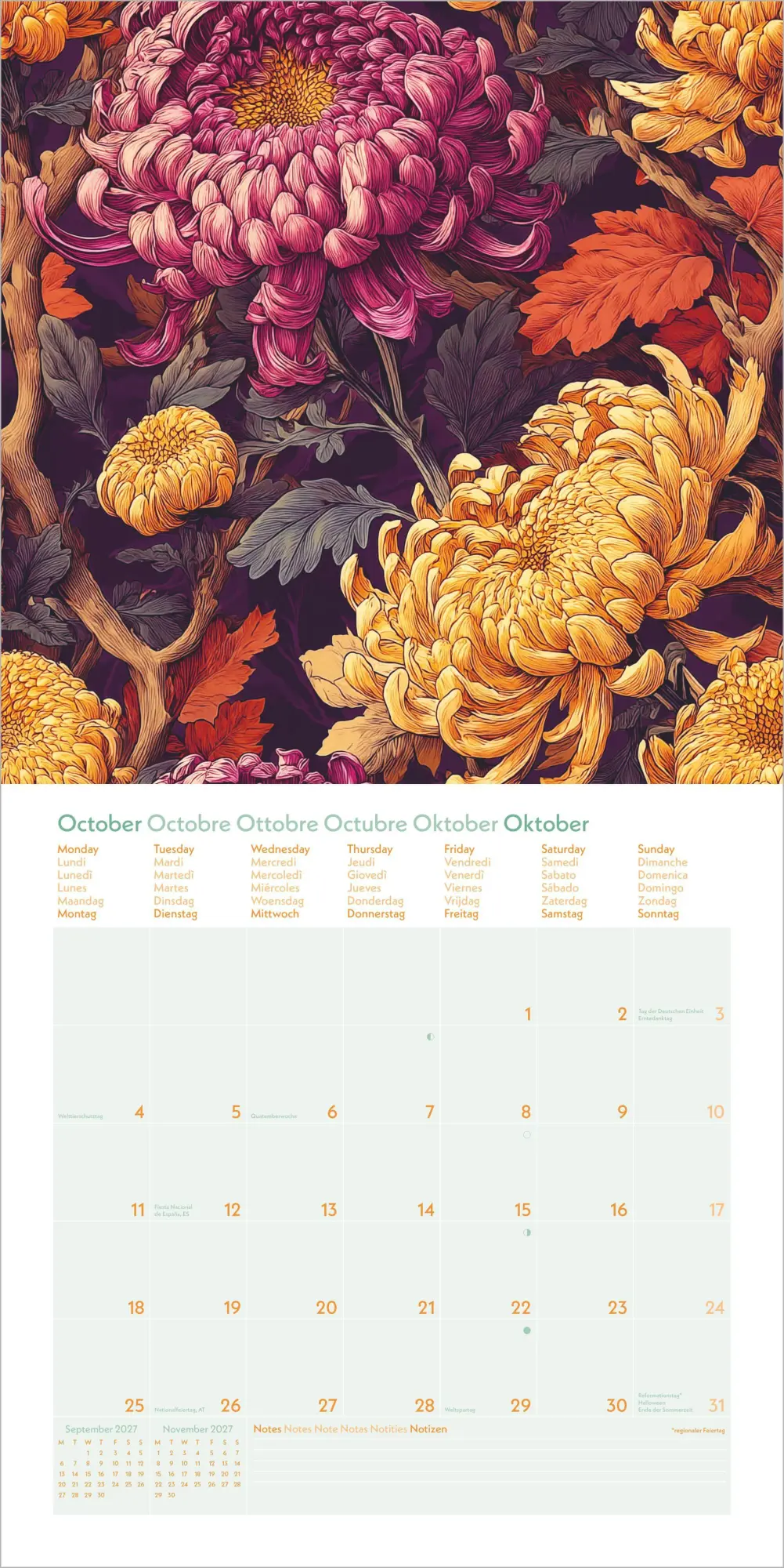 Bild: 4069095018327 | Floral 2027 | Neumann Verlage GmbH &amp; Co KG | Kalender | 14 S. | 2027