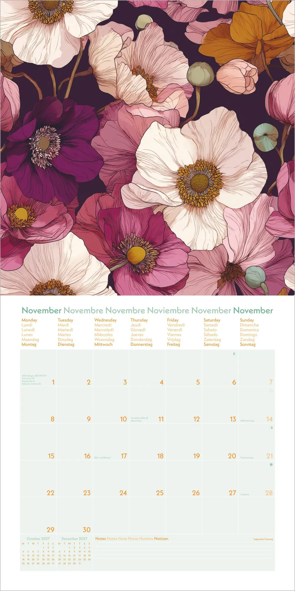 Bild: 4069095018327 | Floral 2027 | Neumann Verlage GmbH &amp; Co KG | Kalender | 14 S. | 2027