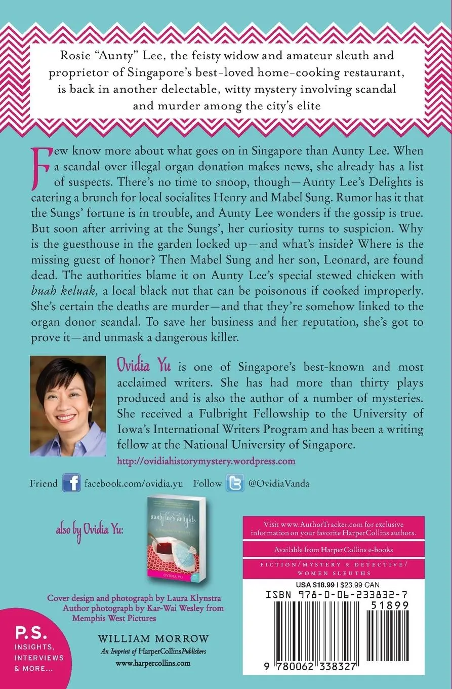Rückseite: 9780062338327 | Aunty Lee's Deadly Specials | Ovidia Yu | Taschenbuch | Englisch