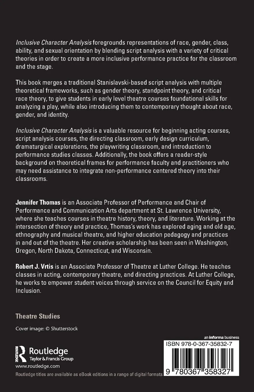Rückseite: 9780367358327 | Inclusive Character Analysis | Jennifer Thomas (u. a.) | Taschenbuch