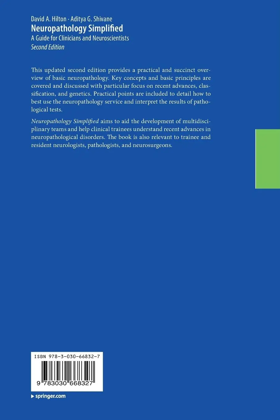 Rückseite: 9783030668327 | Neuropathology Simplified | A Guide for Clinicians and Neuroscientists