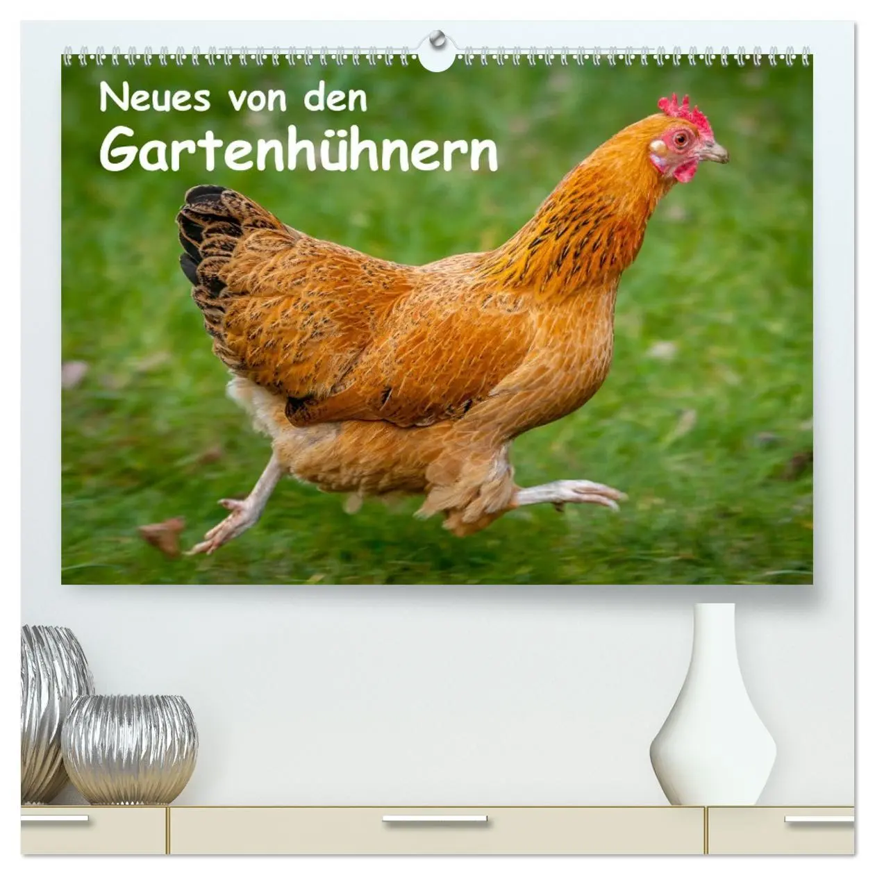 Cover: 9783457768327 | Neues von den Gartenhühnern (hochwertiger Premium Wandkalender 2026...