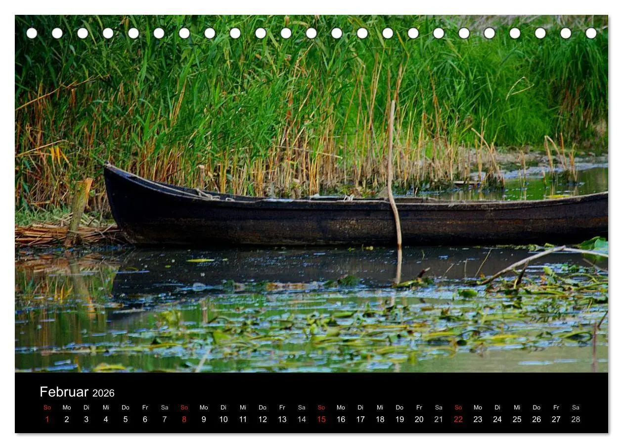 Bild: 9783516168327 | Donaudelta (Tischkalender 2026 DIN A5 quer), CALVENDO Monatskalender