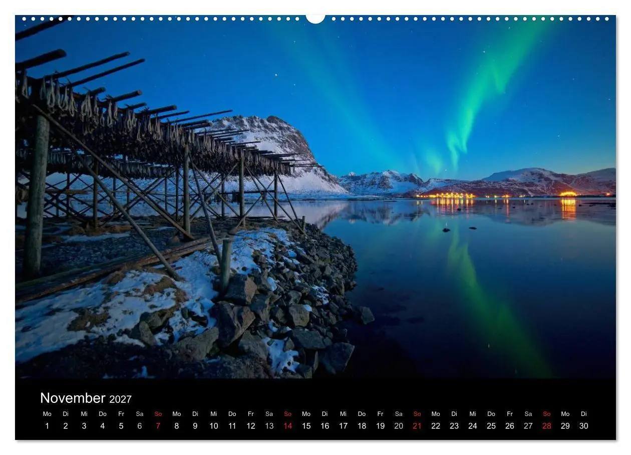 Bild: 9783594218327 | Norwegen (hochwertiger Premium Wandkalender 2027 DIN A2 quer),...