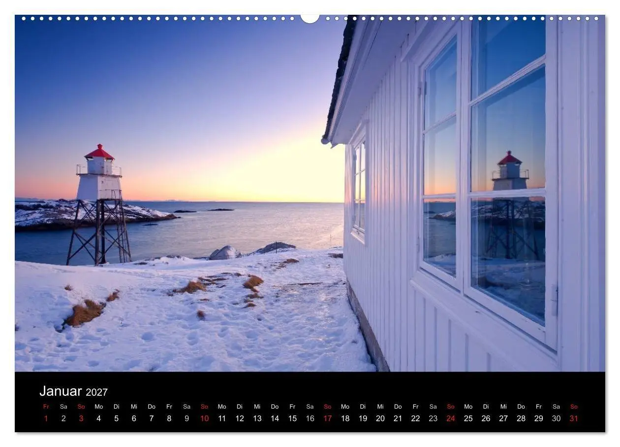 Bild: 9783594218327 | Norwegen (hochwertiger Premium Wandkalender 2027 DIN A2 quer),...