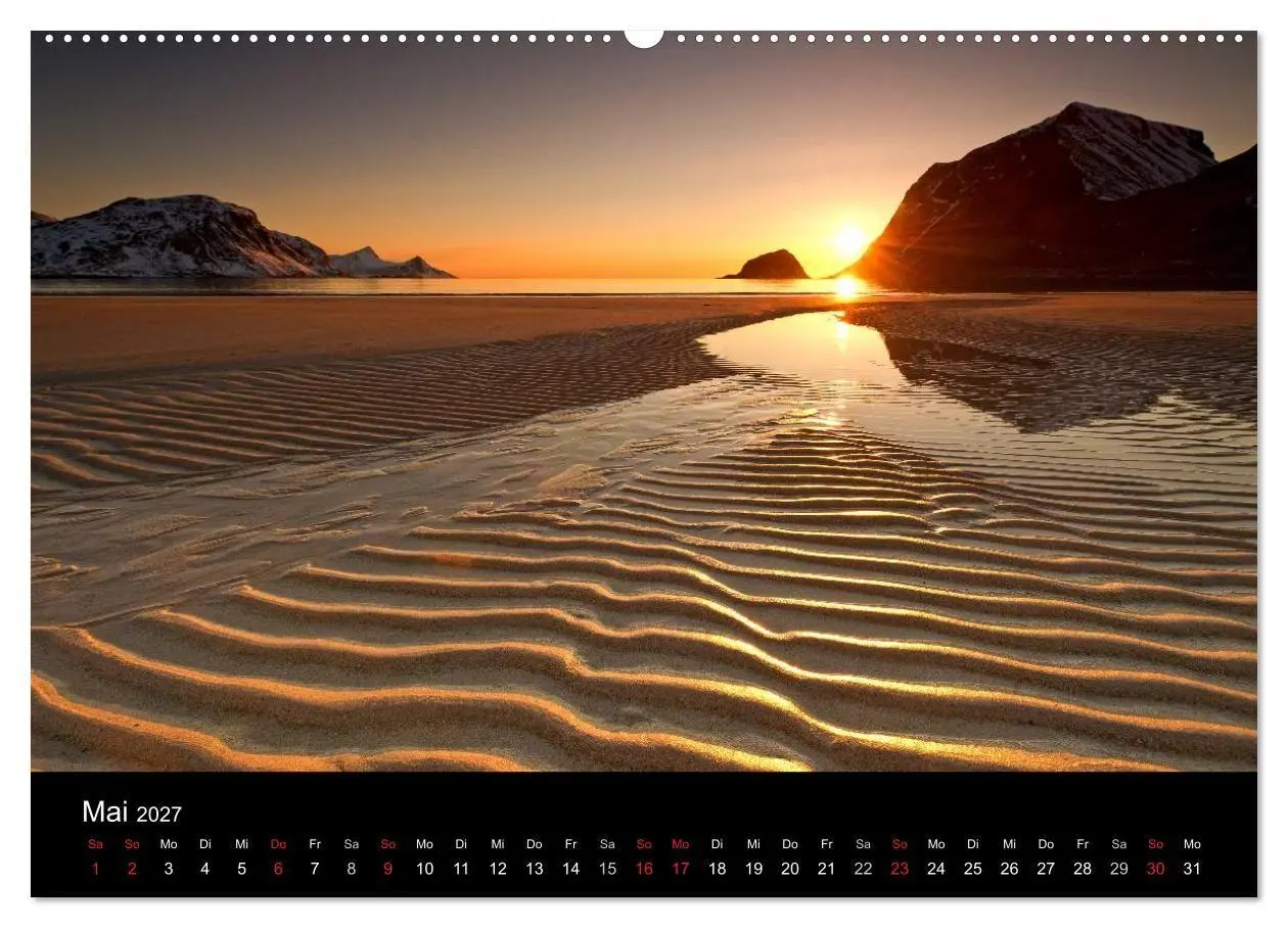 Bild: 9783594218327 | Norwegen (hochwertiger Premium Wandkalender 2027 DIN A2 quer),...