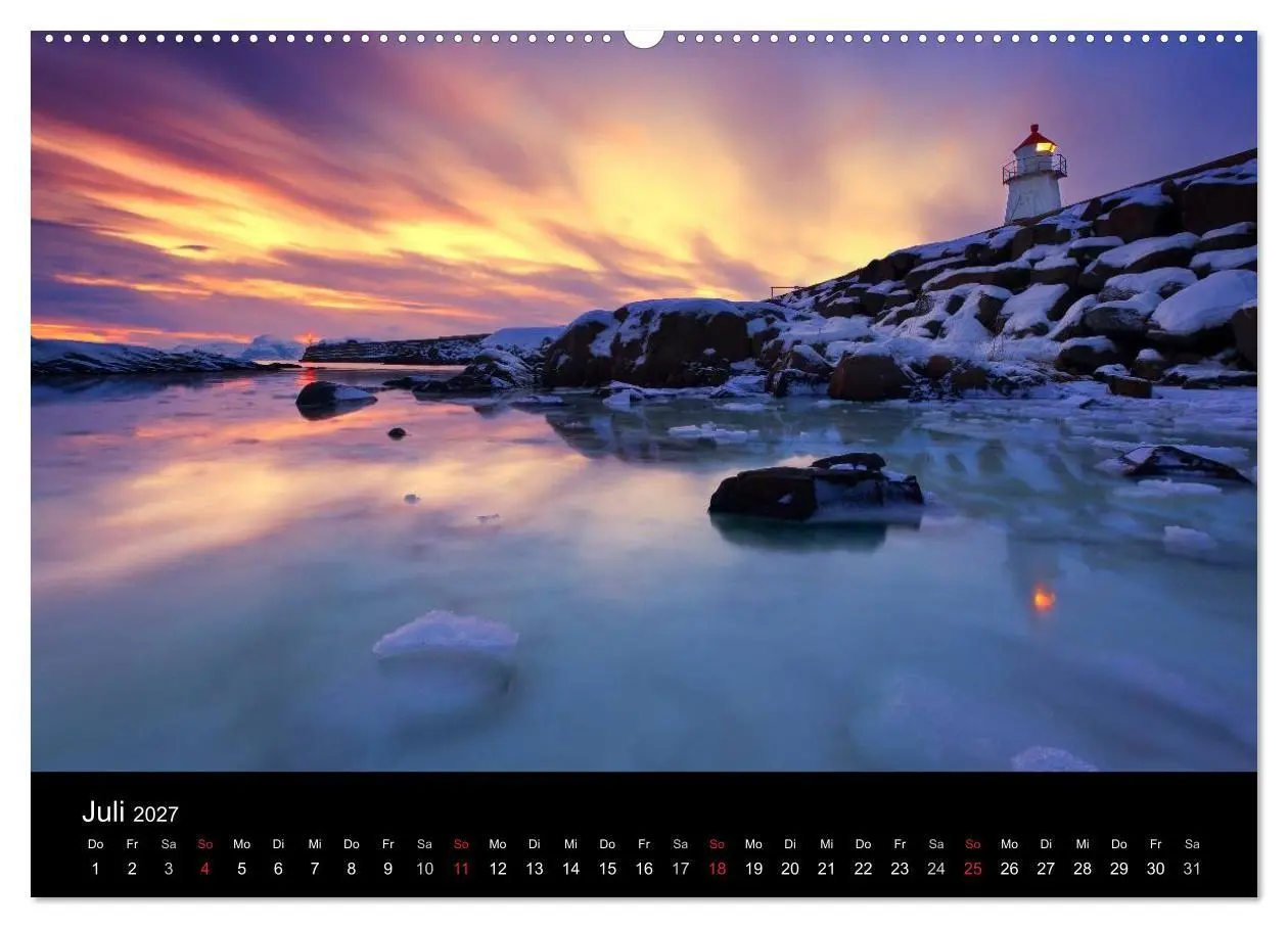 Bild: 9783594218327 | Norwegen (hochwertiger Premium Wandkalender 2027 DIN A2 quer),...