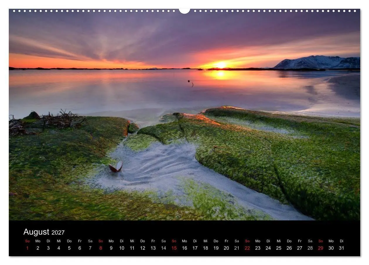 Bild: 9783594218327 | Norwegen (hochwertiger Premium Wandkalender 2027 DIN A2 quer),...