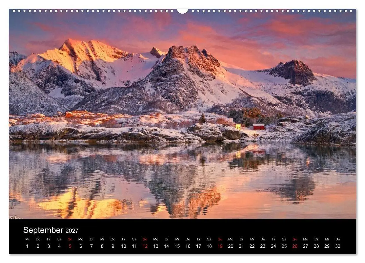 Bild: 9783594218327 | Norwegen (hochwertiger Premium Wandkalender 2027 DIN A2 quer),...