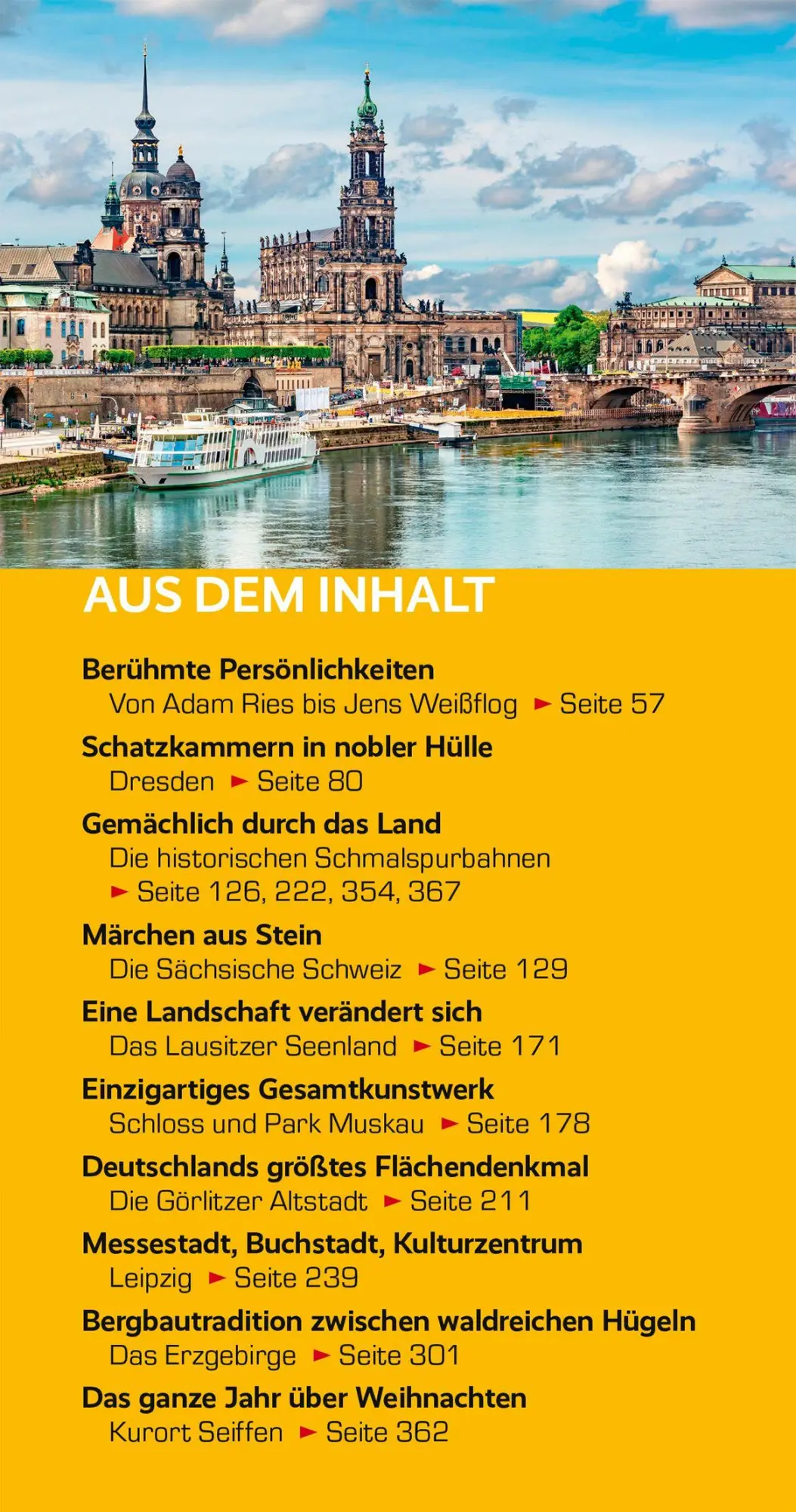 Bild: 9783897948327 | TRESCHER Reiseführer Sachsen | Bernd Wurlitzer (u. a.) | Taschenbuch