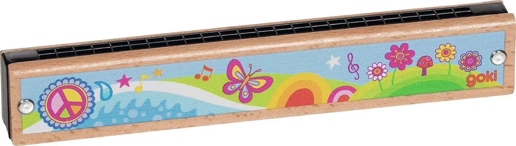Cover: 4013594618427 | Mundharmonika | L= 17,6 cm, Holz, Kunststoff, 24 Töne, per Stück