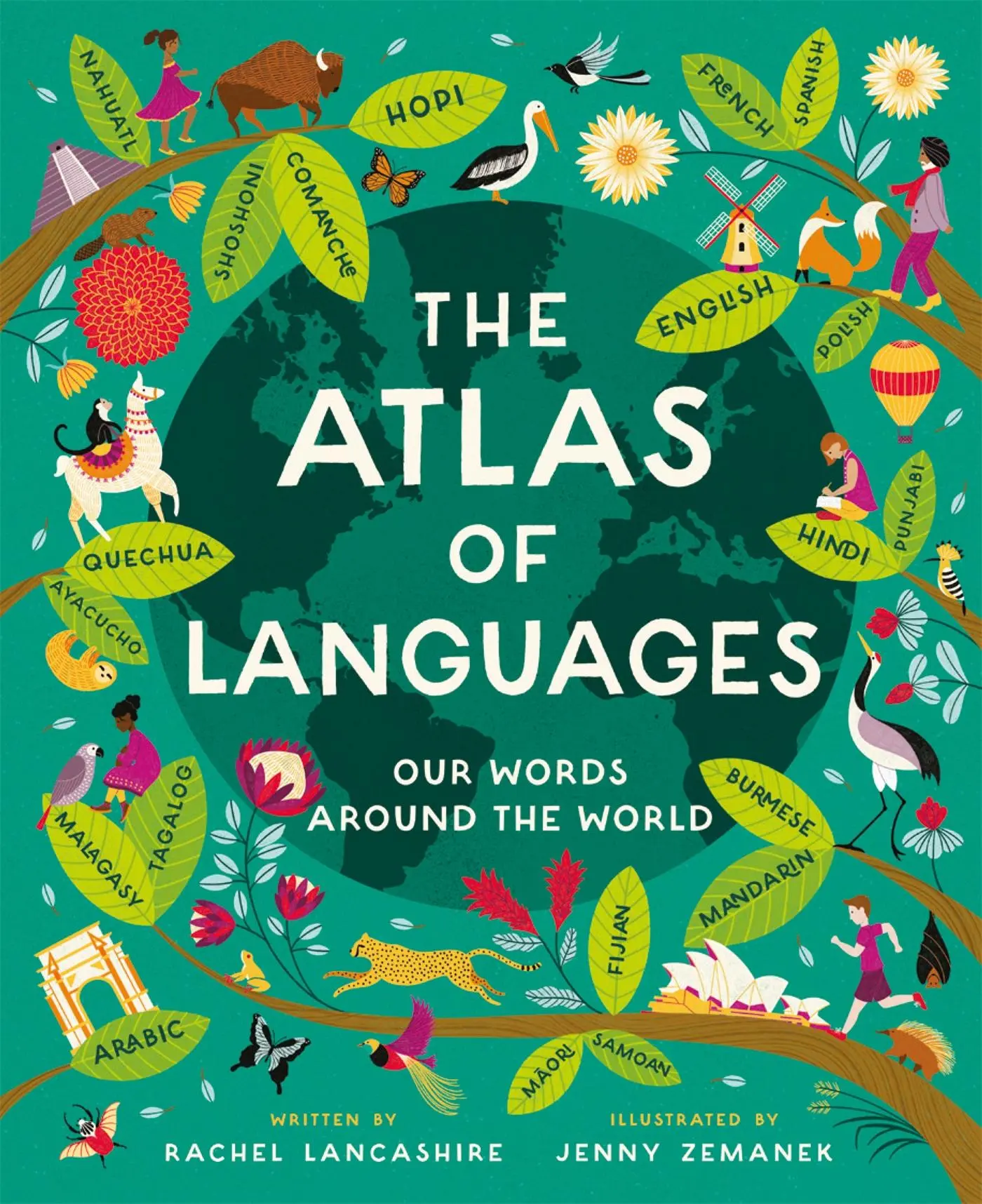 Cover: 9780753448427 | Atlas of Languages | Our words around the world | Rachel Lancashire