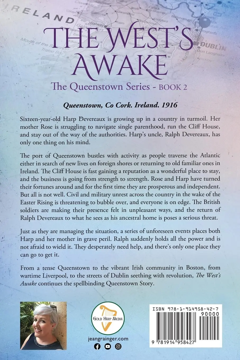 Rückseite: 9781914958427 | The West's Awake | The Queenstown Series - Book 2 | Jean Grainger