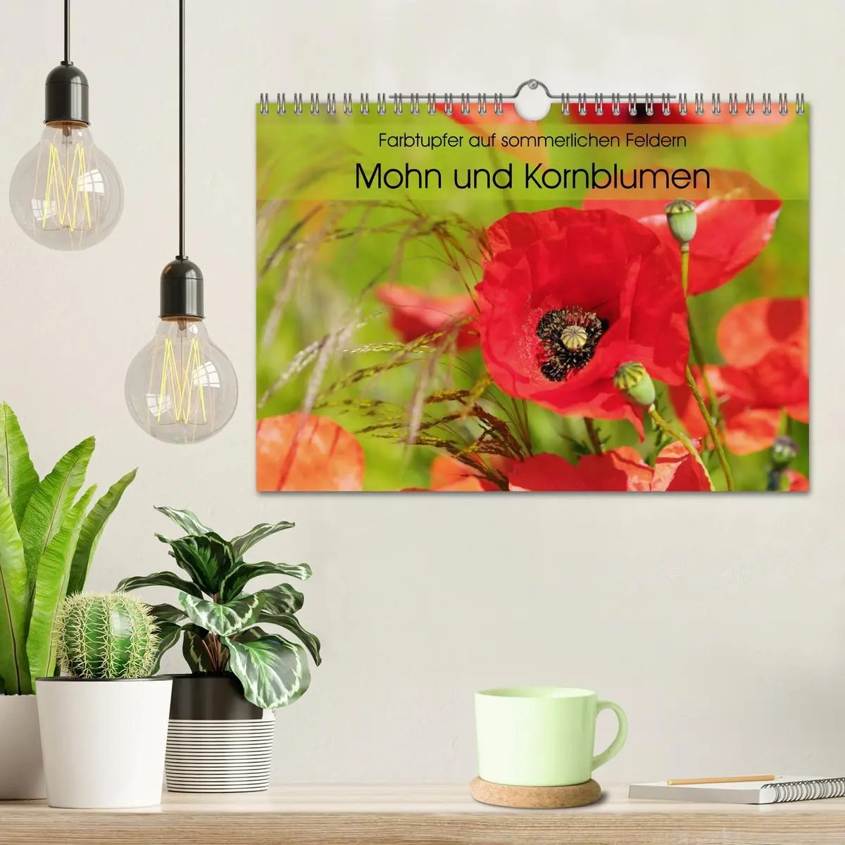 Bild: 9783516088427 | Farbtupfer auf sommerlichen Feldern - Mohn und Kornblumen...