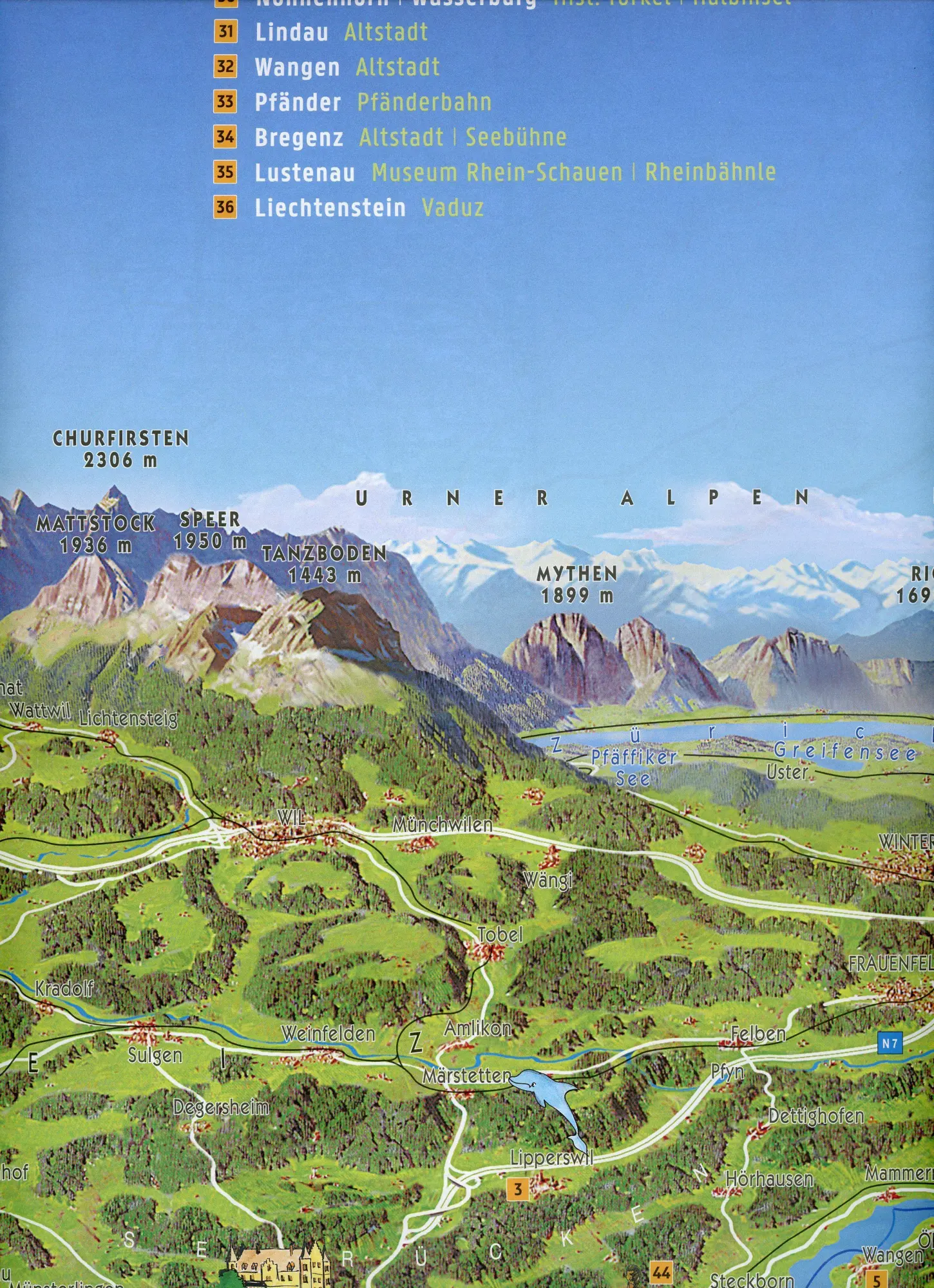 Bild: 9783707918427 | freytag &amp; berndt Straßenkarte Bodensee Panorama 1:75.000 | Deutsch