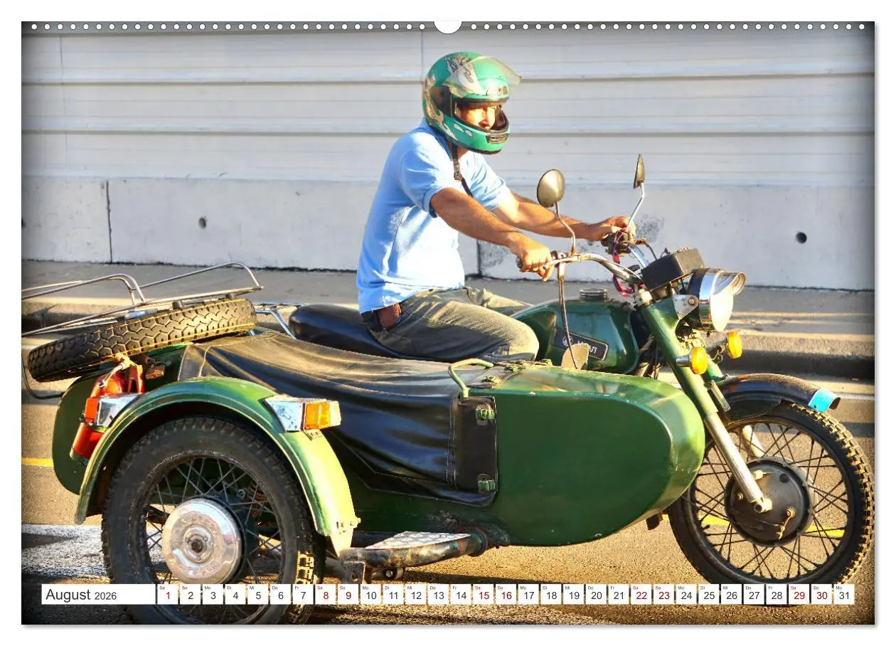 Bild: 9783457508527 | Motorrad-Legende Ural (Wandkalender 2026 DIN A2 quer), CALVENDO...