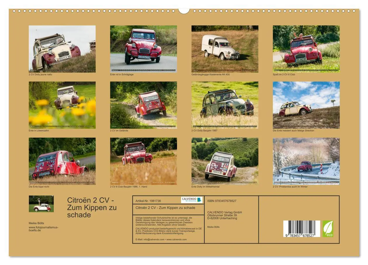 Bild: 9783457678527 | Citroën 2 CV - Zum Kippen zu schade (hochwertiger Premium...