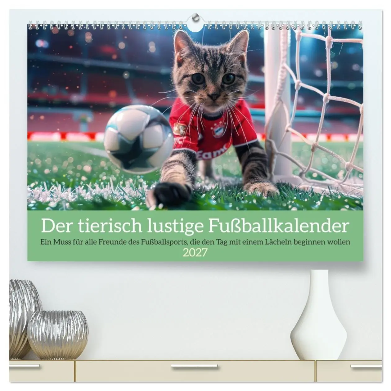 Cover: 9783569098527 | Der tierisch lustige Fußballkalender (hochwertiger Premium...