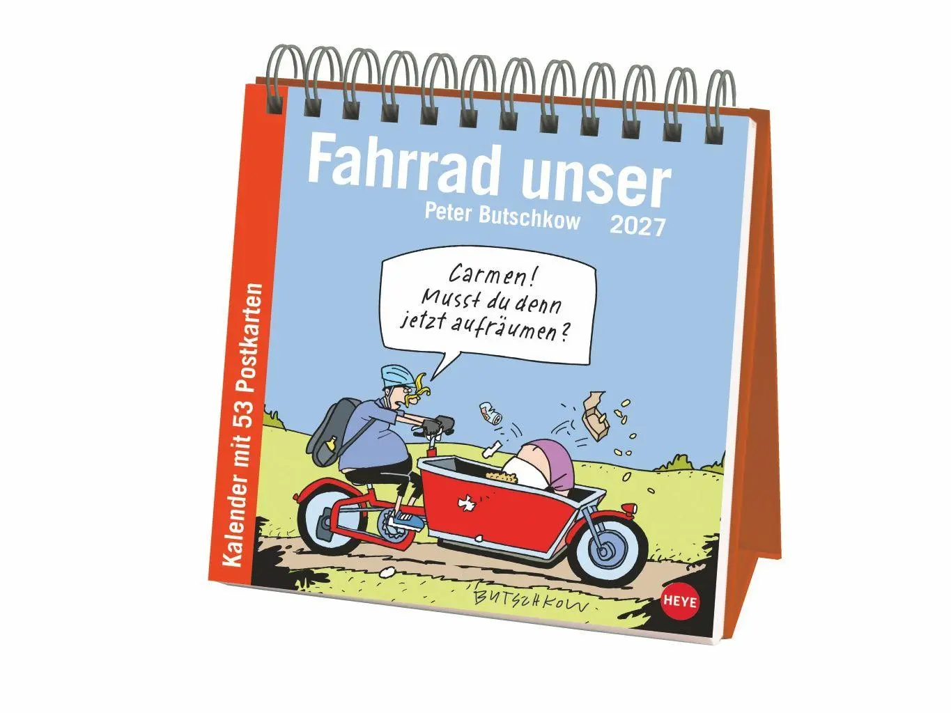 Cover: 9783756418527 | Peter Butschkow: Fahrrad unser Premium-Postkartenkalender 2027 | 54 S.