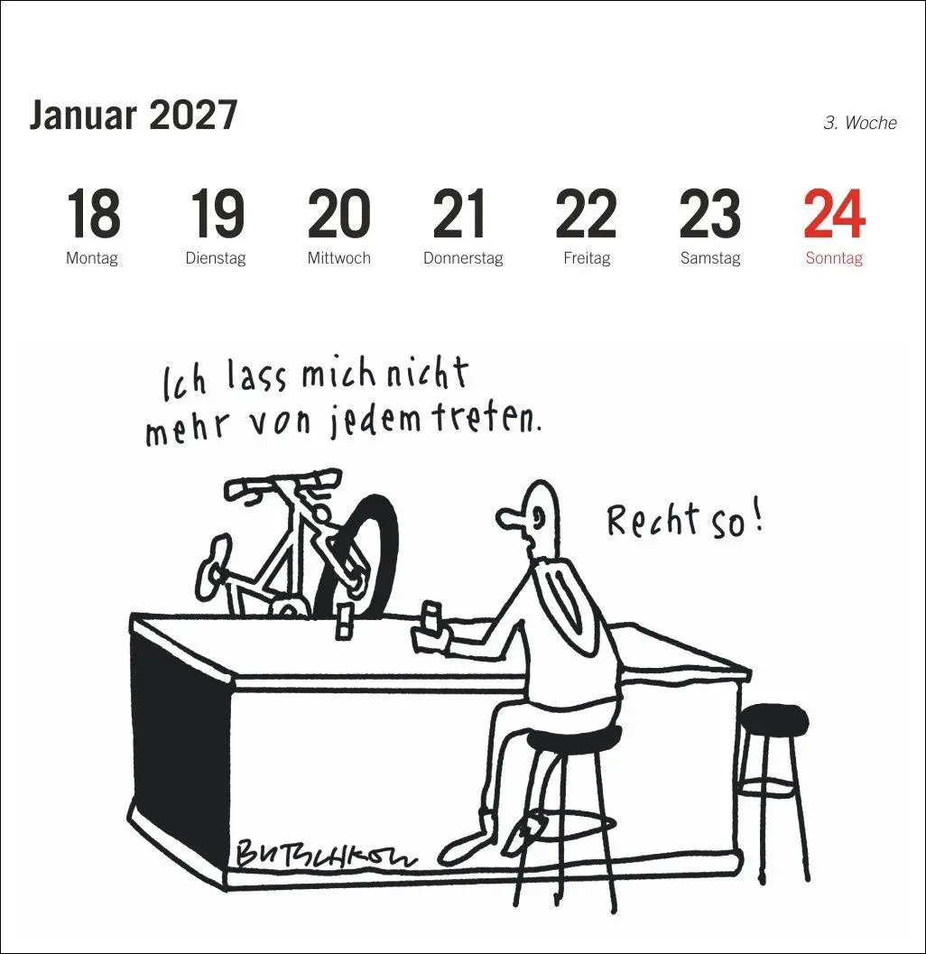 Bild: 9783756418527 | Peter Butschkow: Fahrrad unser Premium-Postkartenkalender 2027 | 54 S.