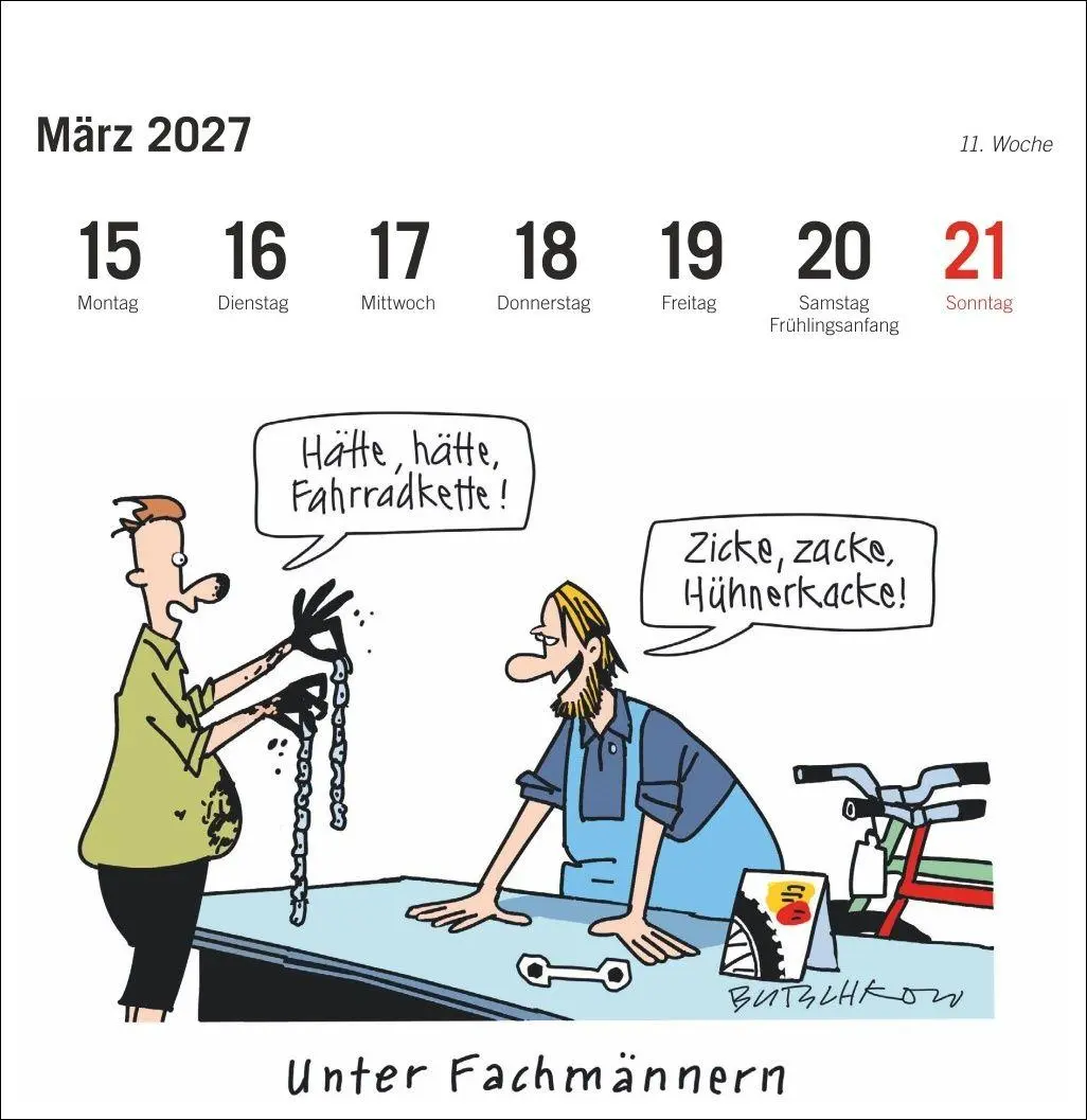 Bild: 9783756418527 | Peter Butschkow: Fahrrad unser Premium-Postkartenkalender 2027 | 54 S.
