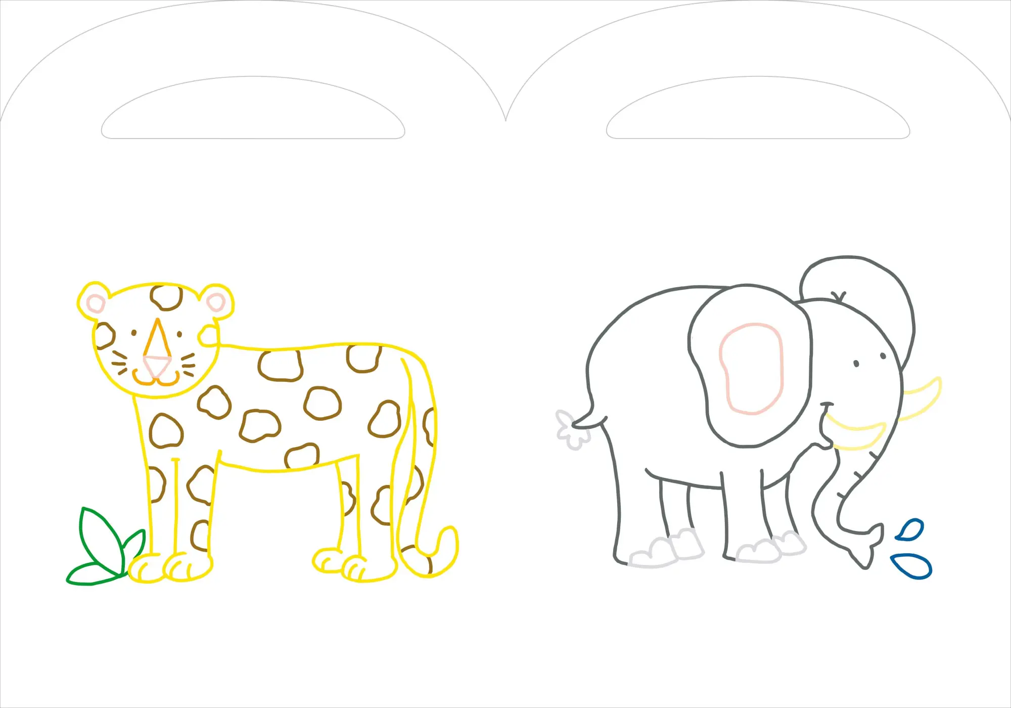 Bild: 9783788648527 | Alles im Griff. Erstes Malen. Tiere | Malen mit bunten Linien | 24 S.