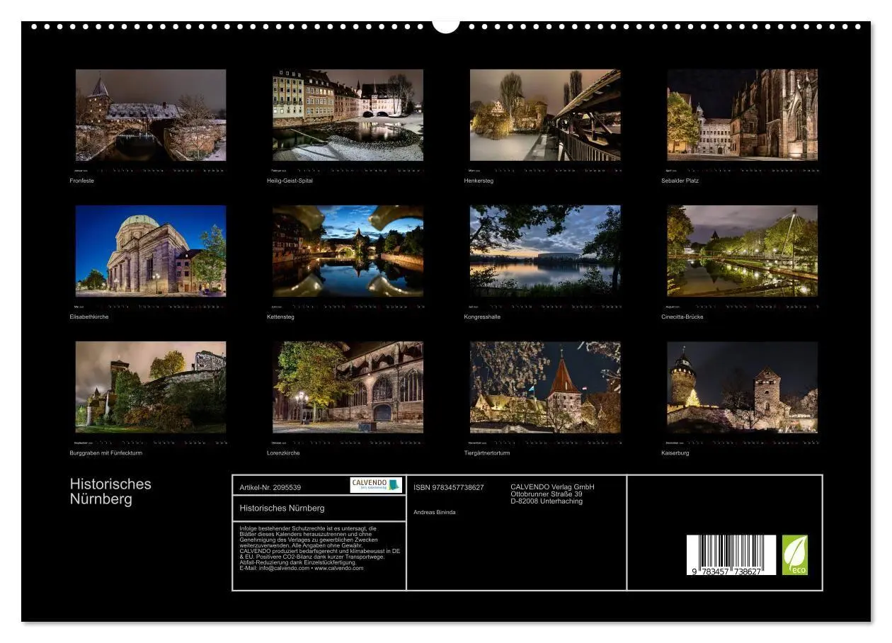 Bild: 9783457738627 | Historisches Nürnberg (hochwertiger Premium Wandkalender 2026 DIN...