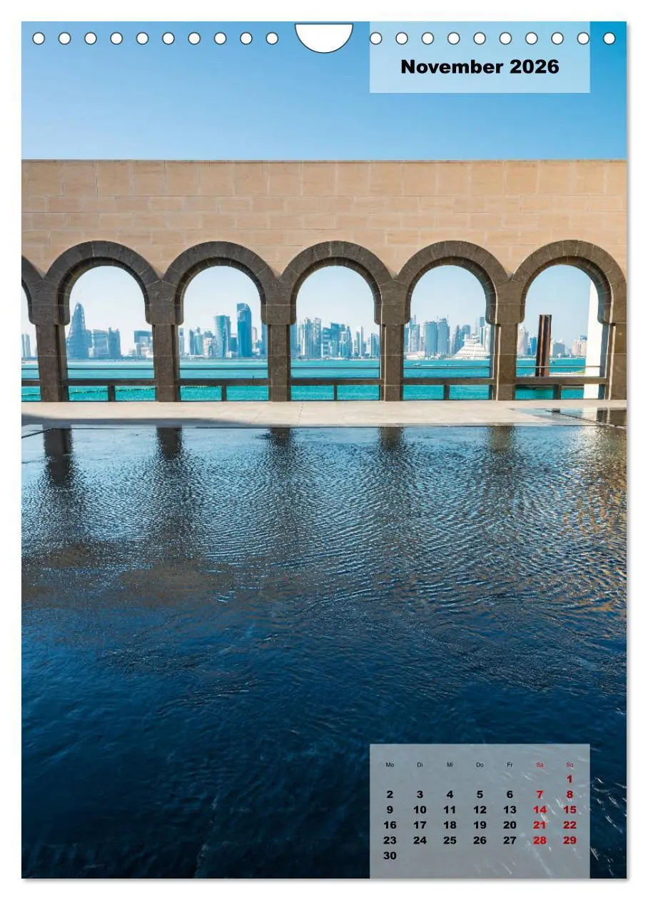 Bild: 9783516378627 | Doha Leuchtende Hauptstadt von Katar (Wandkalender 2026 DIN A4...