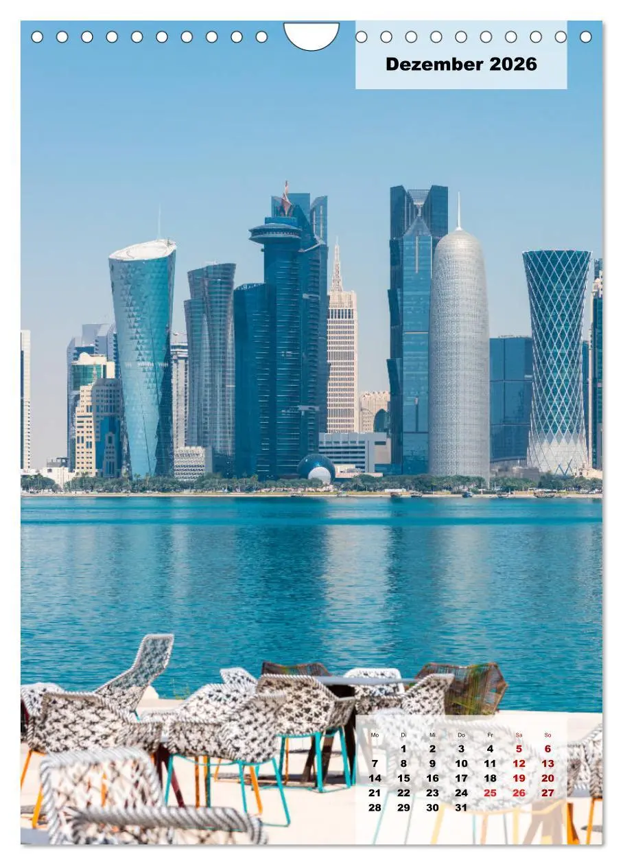 Bild: 9783516378627 | Doha Leuchtende Hauptstadt von Katar (Wandkalender 2026 DIN A4...