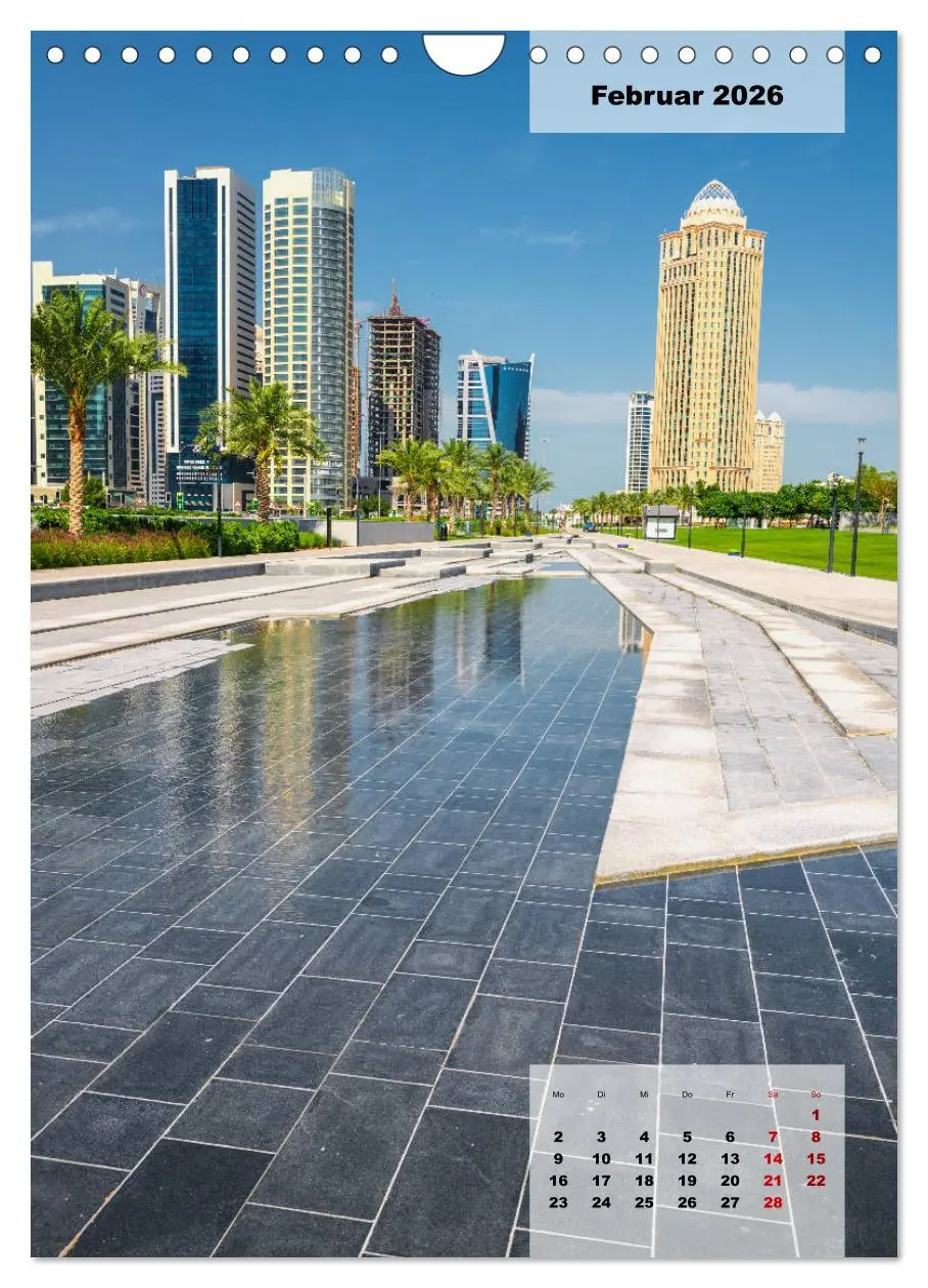 Bild: 9783516378627 | Doha Leuchtende Hauptstadt von Katar (Wandkalender 2026 DIN A4...