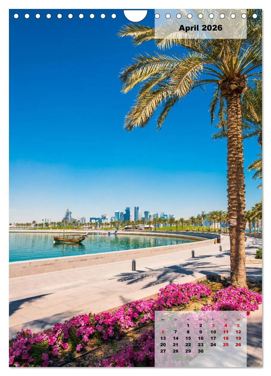 Bild: 9783516378627 | Doha Leuchtende Hauptstadt von Katar (Wandkalender 2026 DIN A4...